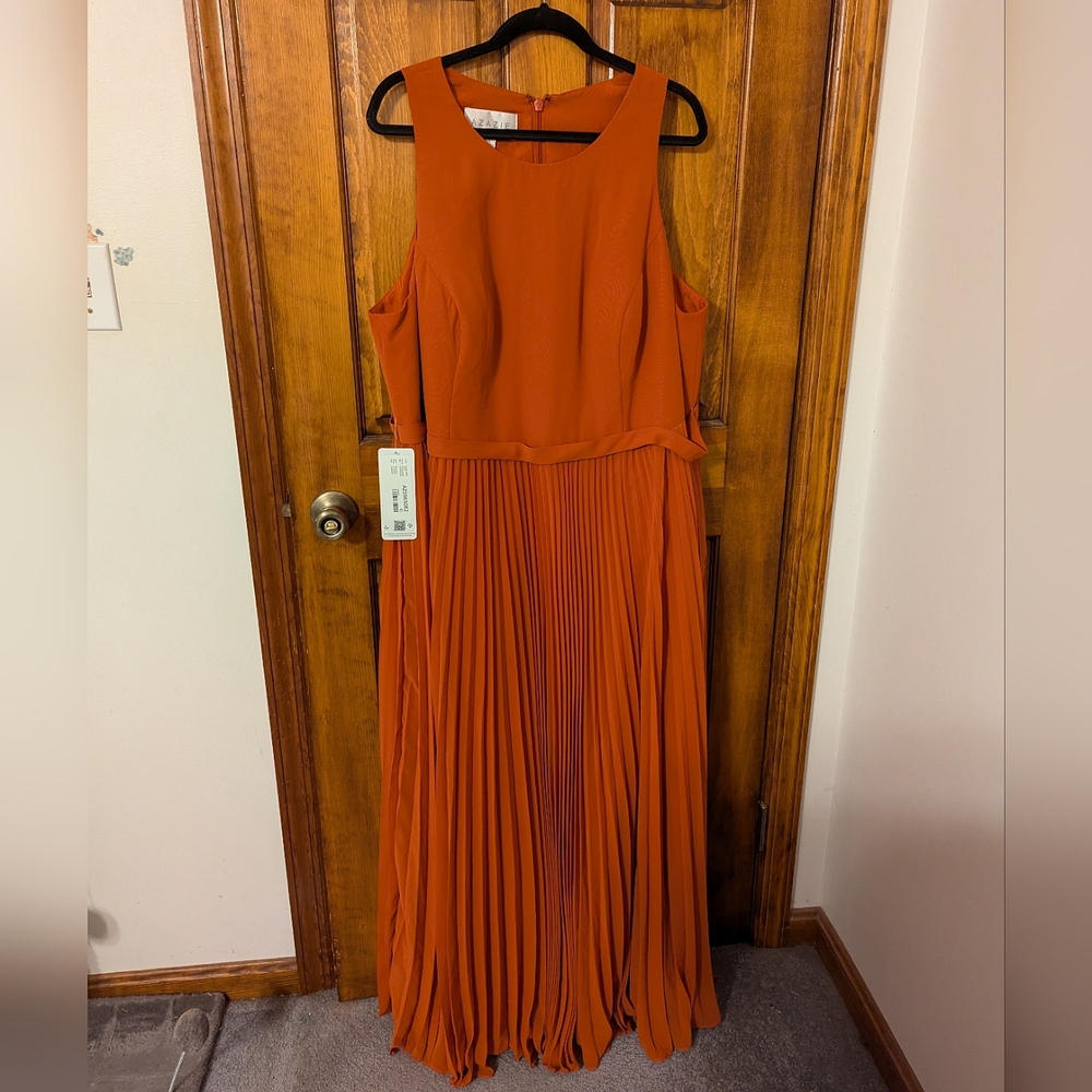 NWT Paprika / Burnt Orange Azazie Bridesmaid Dress